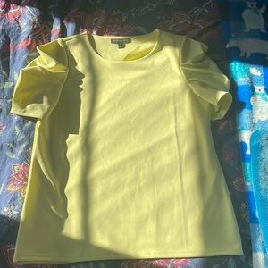 Medium banana republic, business, casual light, yellow blouse